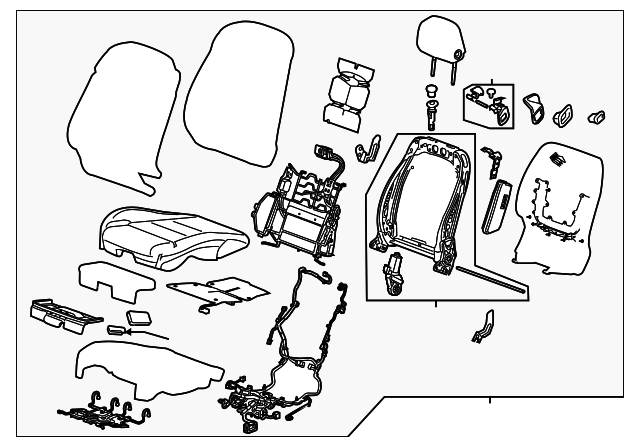 22908067 Деталь SEAT ASSY