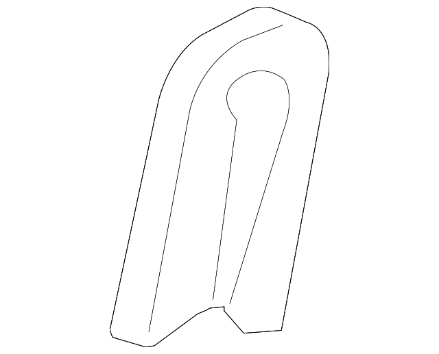 8774178J00 Деталь RECLINE COVER, RIGHT