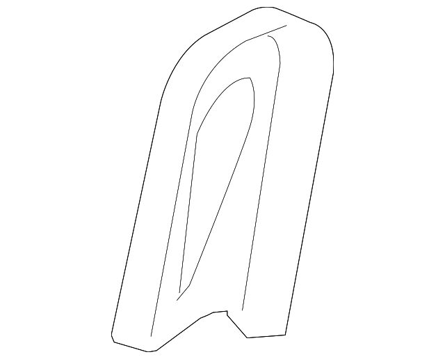 8722178J10 Деталь RECLINE COVER, LEFT