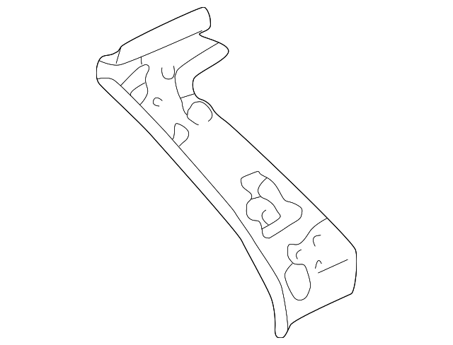 5L8Z78278D72AA Деталь UPPER PANEL, RIGHT