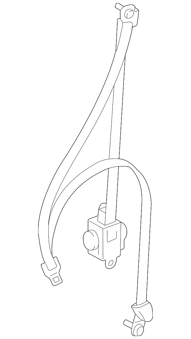 73210-AA062-E0 BELT & RETRACTOR, RIGHT