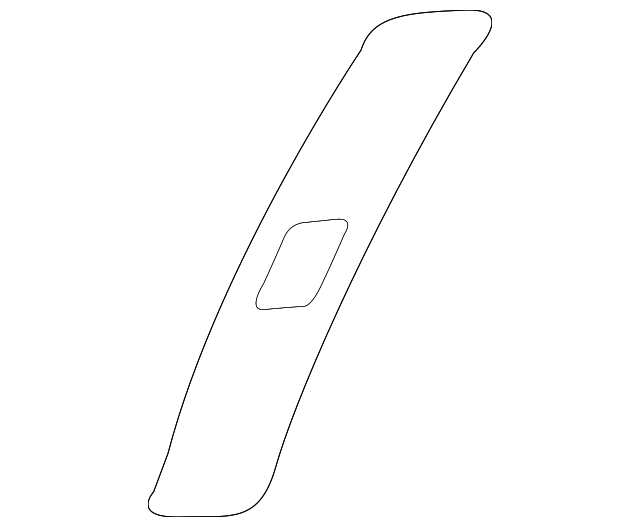 73237-AA010-B0 Деталь HEIGHT ADJUSTER COVER, RIGHT
