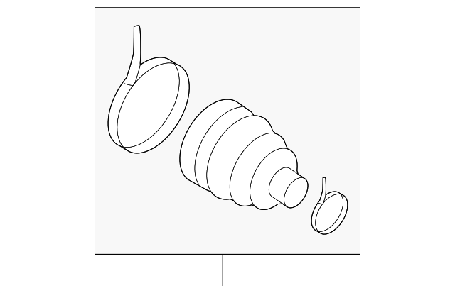C9741-3JA1A Деталь OUTER BOOT, RIGHT