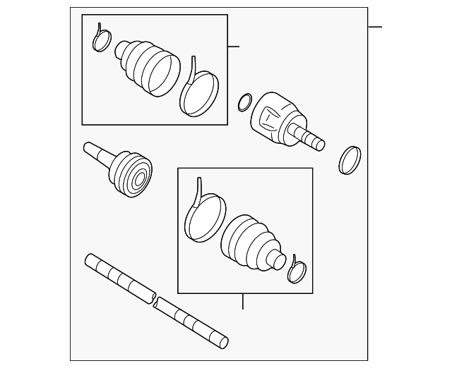 39600-3JA0A Деталь AXLE ASSY, RIGHT