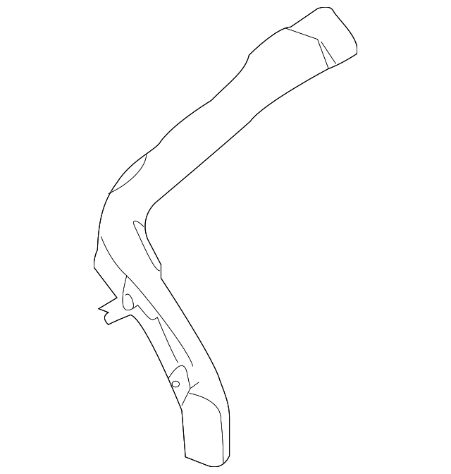 27811-JF10A Деталь DEFROSTER NOZZLE, LEFT