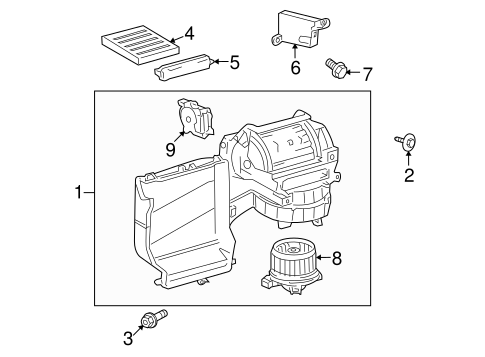 Sequoia BLOWER MOTOR & FAN