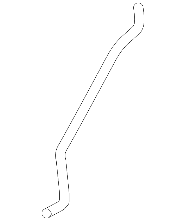 81673-3N000 DRAIN HOSE, LEFT