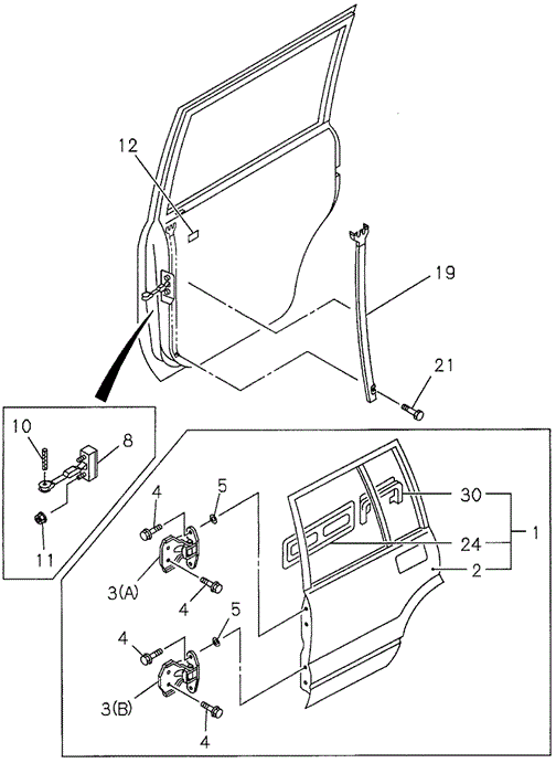 SLX REAR DOOR