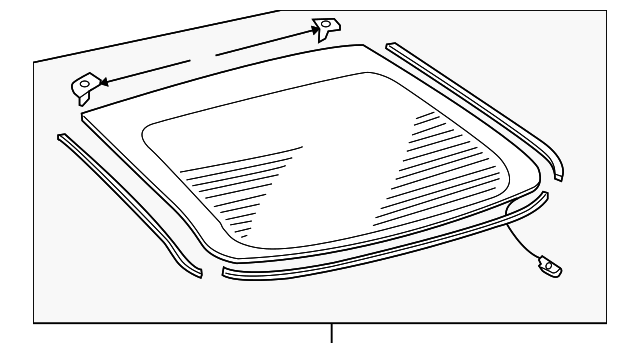 68105-21180 Деталь LIFT GATE GLASS
