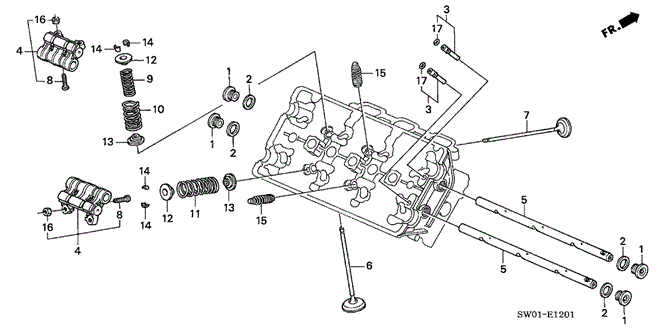 NSX VALVE - ROCKER ARM (RR.)