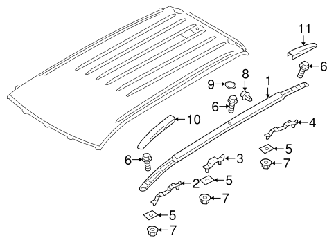 Outlander EXTERIOR TRIM - ROOF 2