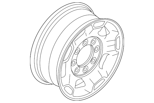 AC3Z-1007-A WHEEL, ALLOY