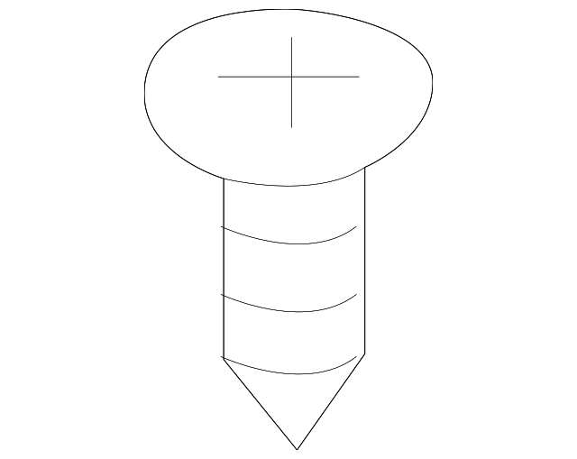 07-11-9-904-336 Деталь APPLIQUE SCREW, LEFT