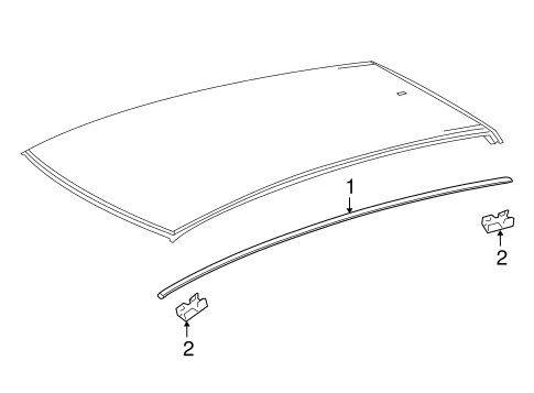 NX200t EXTERIOR TRIM - ROOF