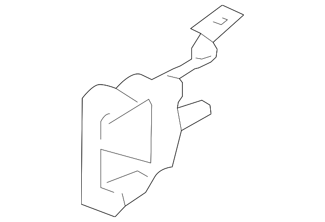 82494-2M000 LATCH RETAINER, RIGHT