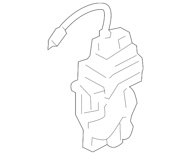 81325-2M010 LATCH, RIGHT