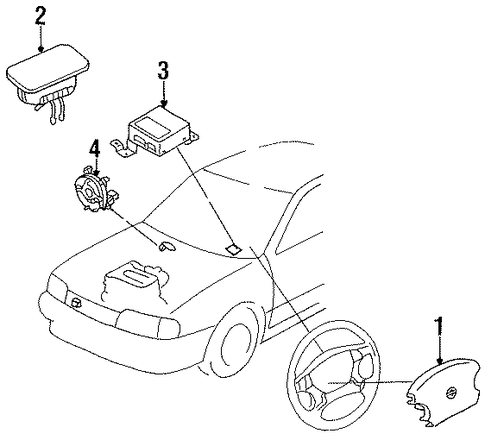 I30 AIR BAG COMPONENTS