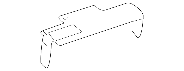 12493733 Деталь CASSETTE PLAYER LOWER BRACKET