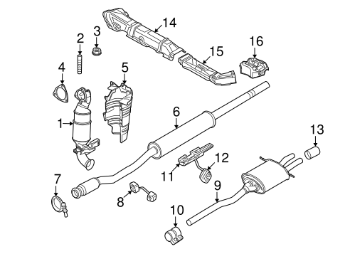 Cooper EXHAUST COMPONENTS