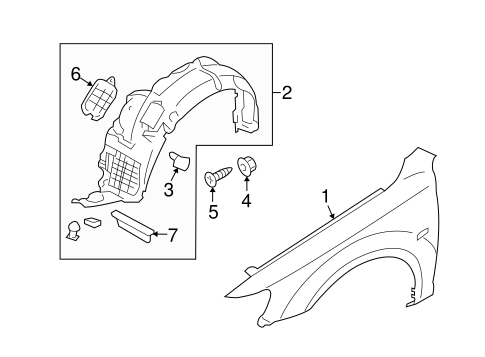 Azera FENDER & COMPONENTS