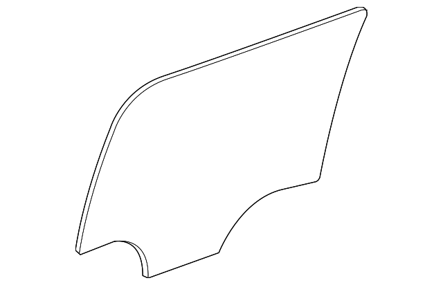 20979100 DOOR GLASS, LEFT