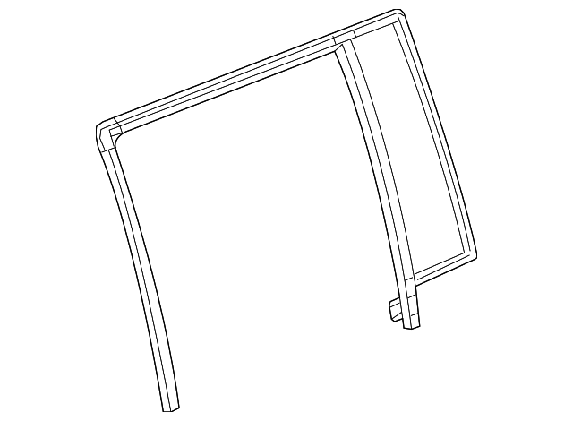23262400 FIXED GLASS, RIGHT