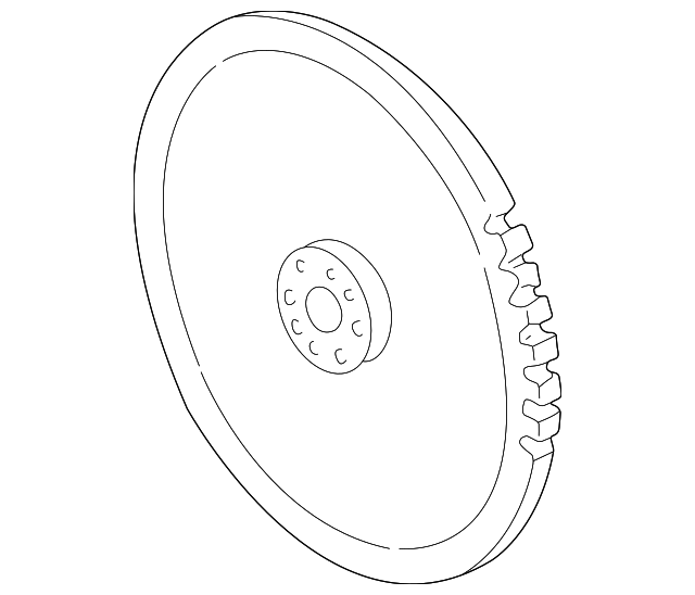 1L2Z6375BA Деталь FLYWHEEL