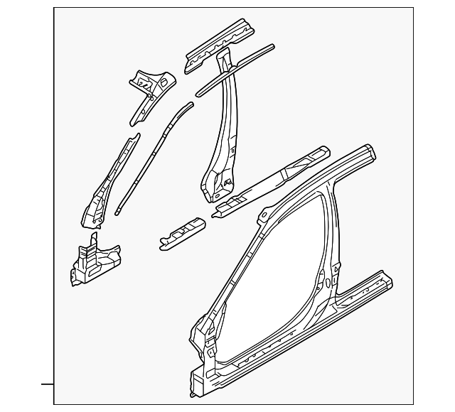760204Y935 Деталь UNISIDE ASSY, RIGHT