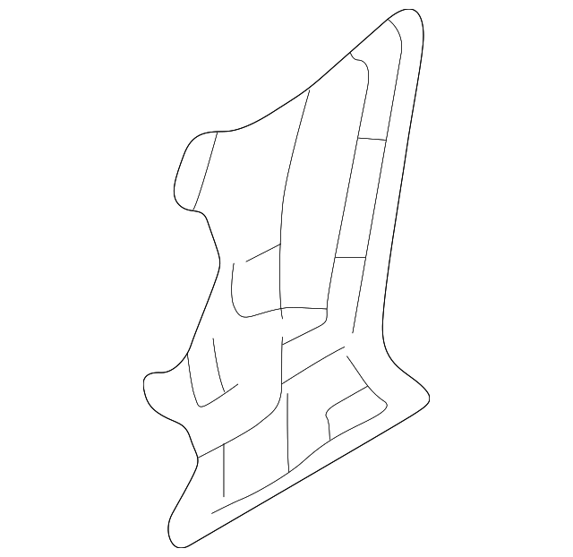 762402Y900 Деталь INNER PILLAR, RIGHT