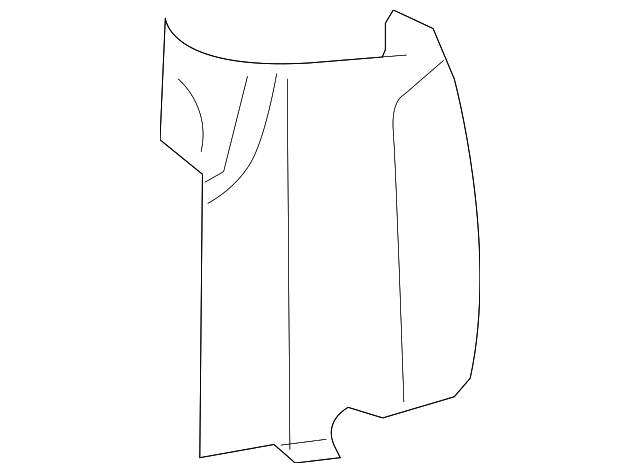 5122862AA Деталь SUPPORT PANEL, LEFT