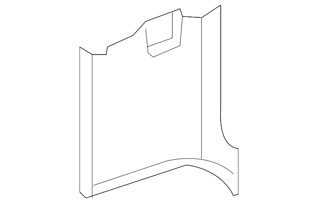 5122865AA Деталь COWL SIDE PANEL, LEFT