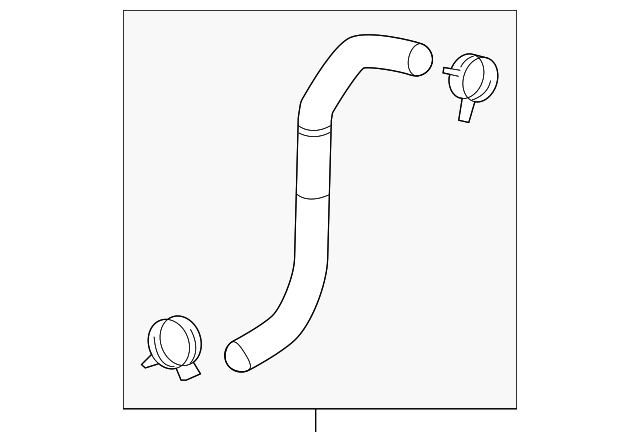 25412-2J200 Деталь LOWER HOSE