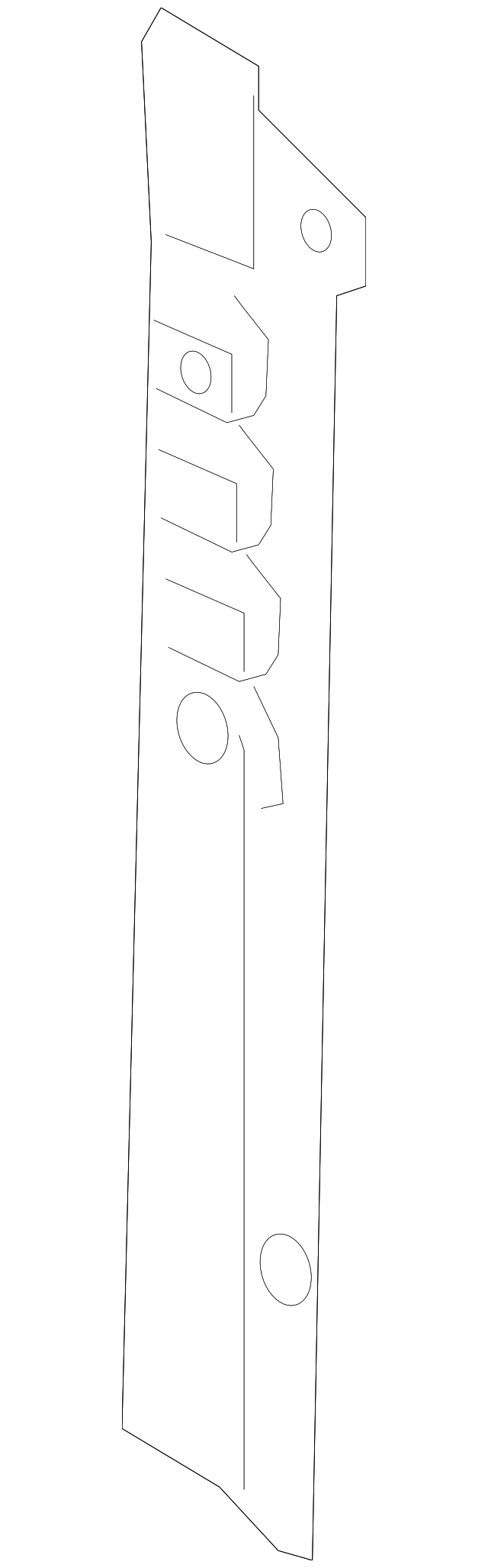 25345-2J200 Деталь SIDE SHIELD, RIGHT