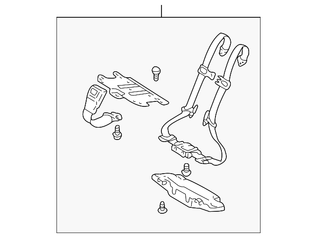 64810AE00A Деталь SEAT BELT ASSY