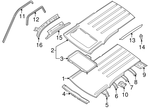 Xterra ROOF & COMPONENTS