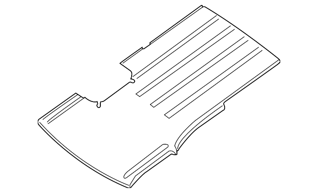 73112-7Z030 Деталь ROOF PANEL