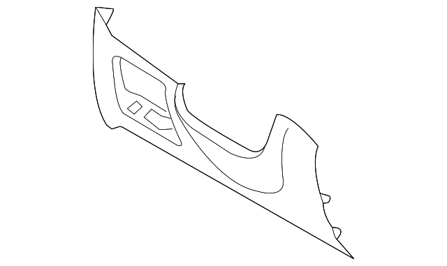 84750-A7000DFR Деталь LOWER PANEL