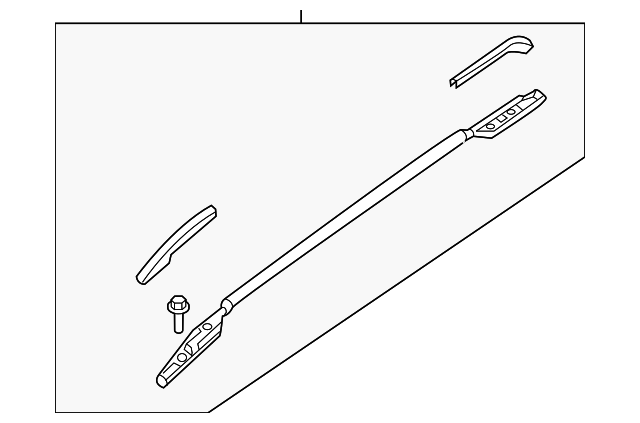 73820-5HA1A Деталь ROOF RAIL, RIGHT