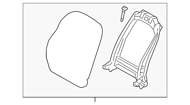 88303-3W680EAP Деталь SEAT BACK ASSY