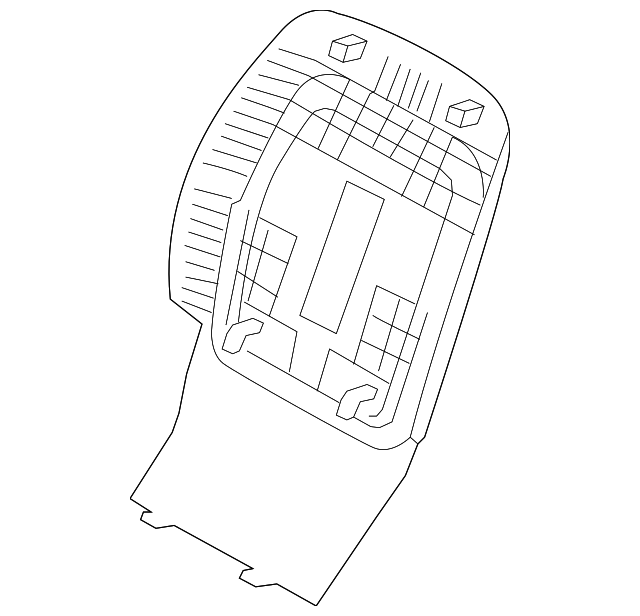 88393-3W001GAH Деталь SEAT BACK PANEL