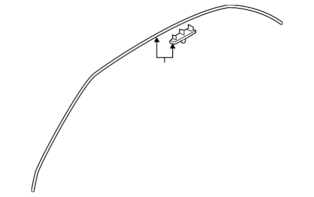 8U0-853-704-A-2ZZ Деталь DRIP MOLDING, RIGHT