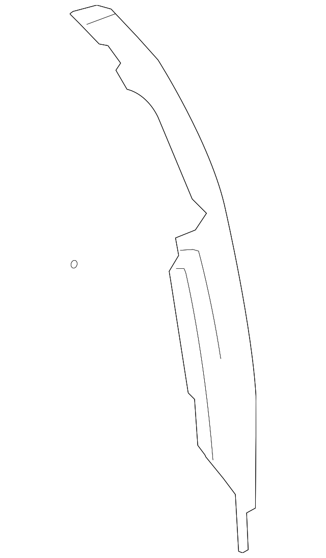 22715831 Деталь REAR CORNER PLR, LEFT