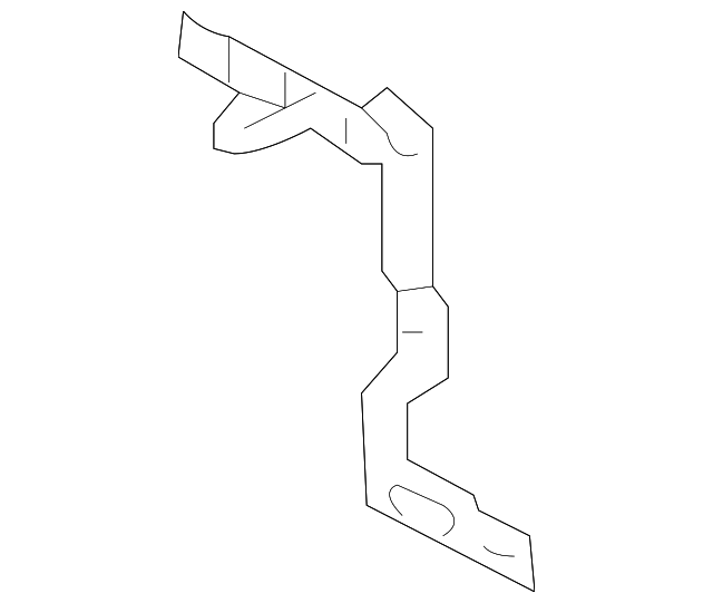 84846-3F000 Деталь INSTRUMENT PANEL SUPPORT BRACKET