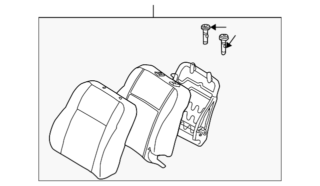 71040-02100-B0 Деталь SEAT BACK ASSY, RIGHT