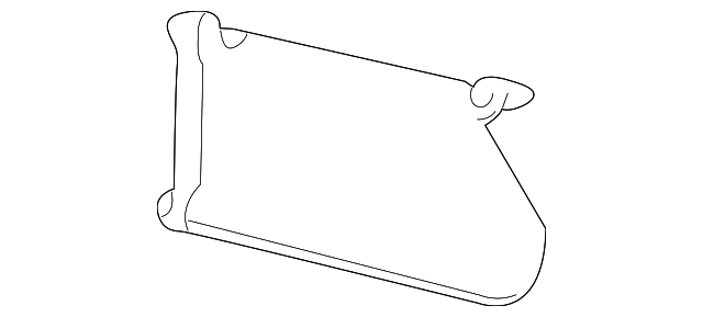 88957388 SUNVISOR, LEFT
