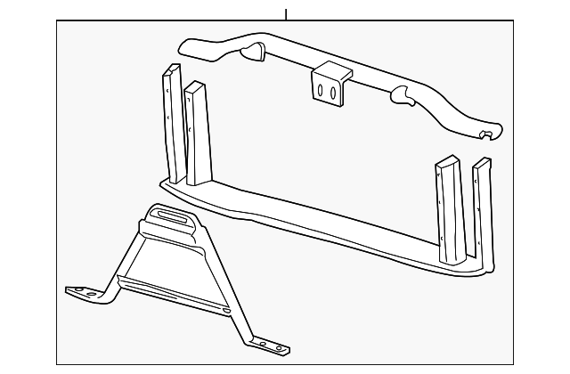 20840495 Деталь RADIATOR SUPPORT