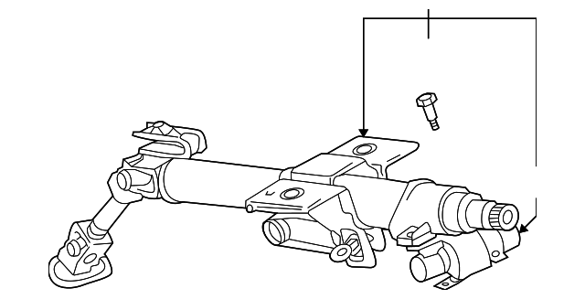 8N1-419-501-C Деталь COLUMN ASSY