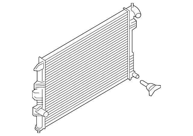 FB5Z-8005-C Деталь RADIATOR