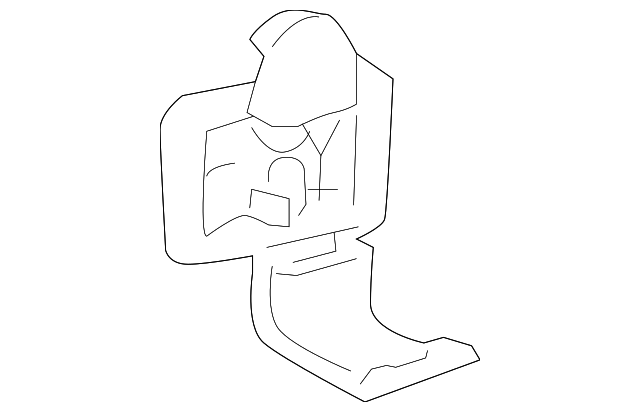 74631-21010-B0 Деталь COAT HOOK, LEFT