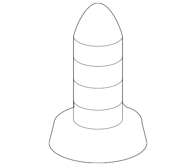 90152-50027 Деталь SUNVISOR SCREW, LEFT